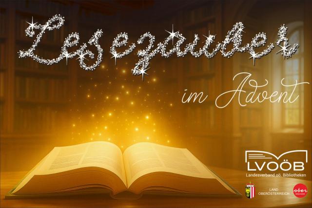 Schriftzug Lesezauber im Advent