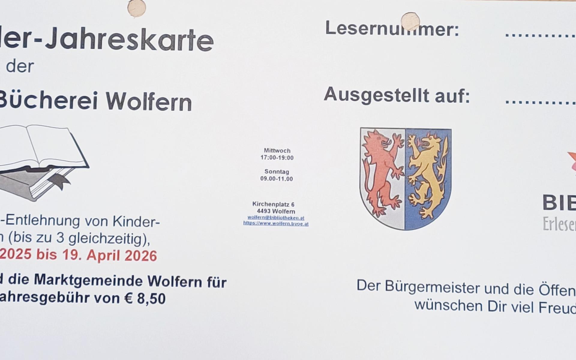Jahreskarte