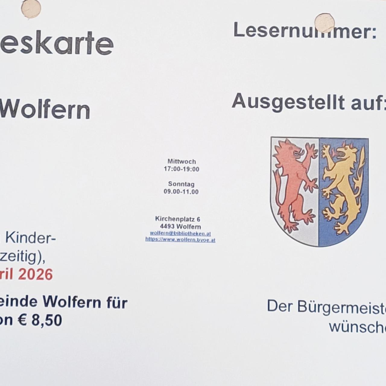 Jahreskarte