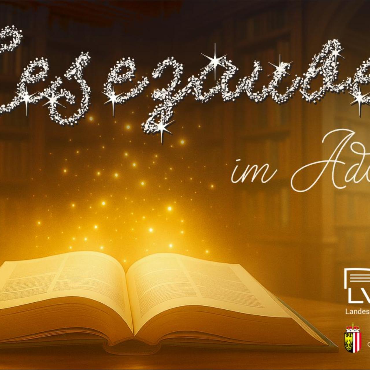 Schriftzug Lesezauber im Advent